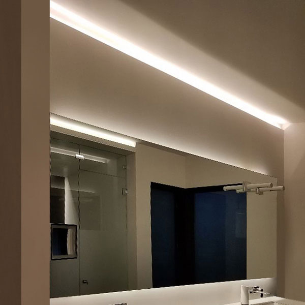 Plaster-In Wall Wash LED Channel, 10.3mm Narrow Beam, For 10mm LED Strips Plaster-In Wall Wash LED Channel, 10.3mm Narrow Beam, For 10mm LED Strips